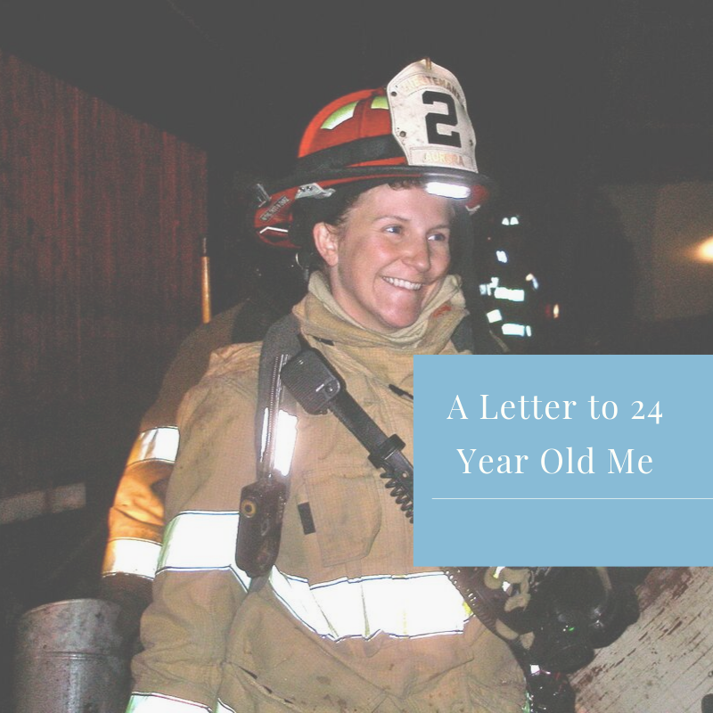 Female firefighter rookie